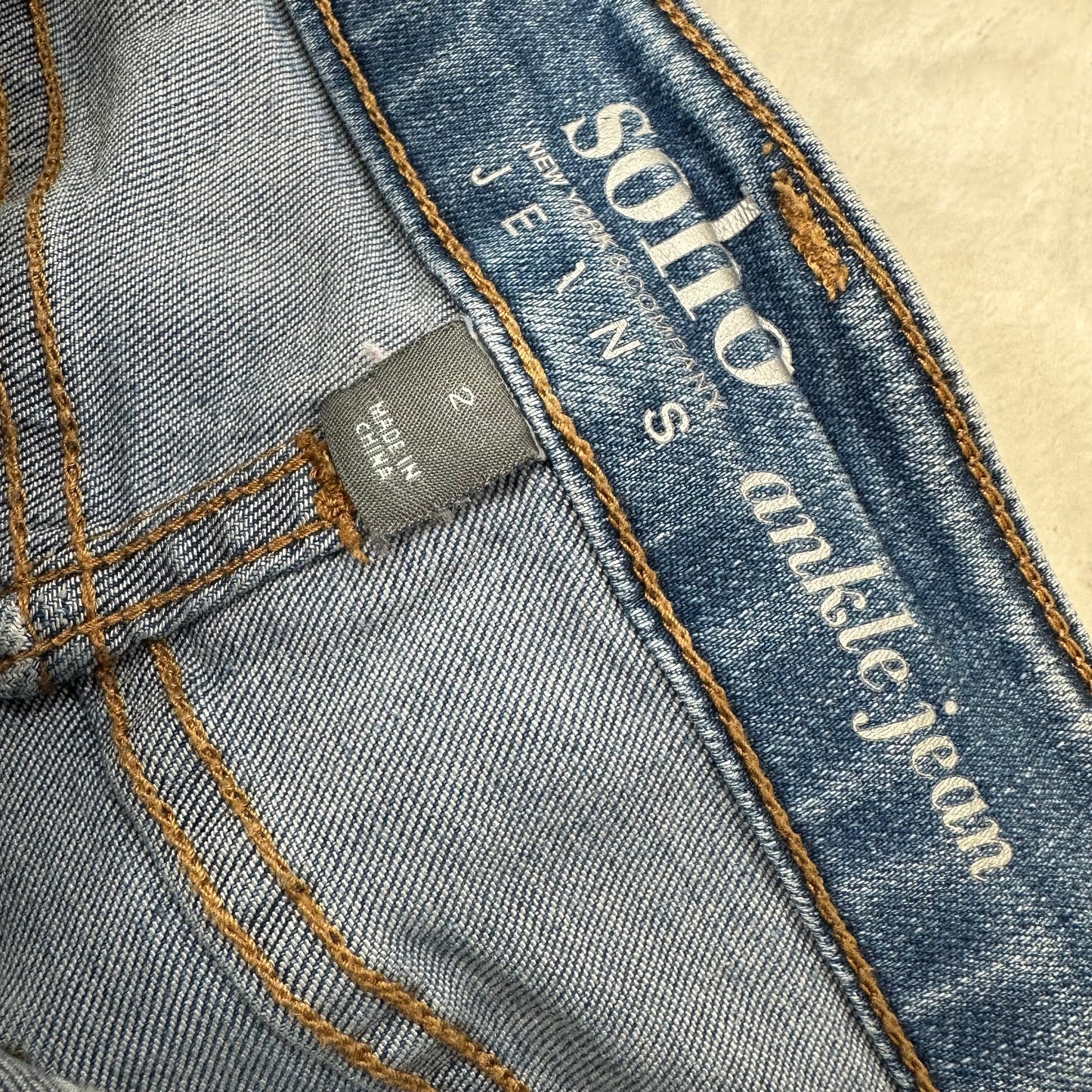 Jeans Straight By Soho Design Group  Size: 2