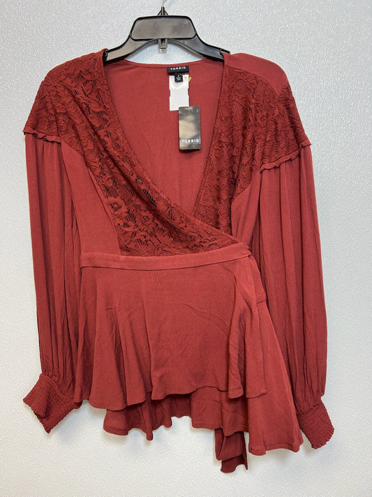 Top Long Sleeve By Torrid  Size: 2x