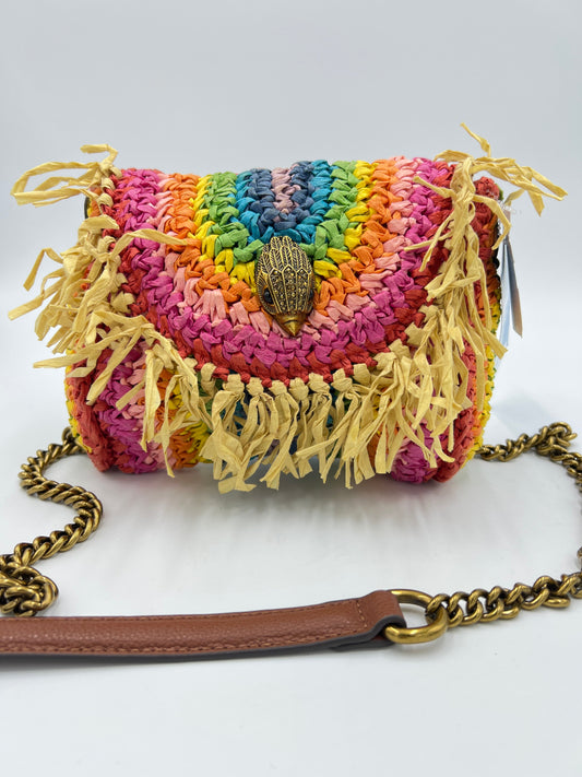 Kurt Geiger Rainbow Straw Chain Bag  Size: Small