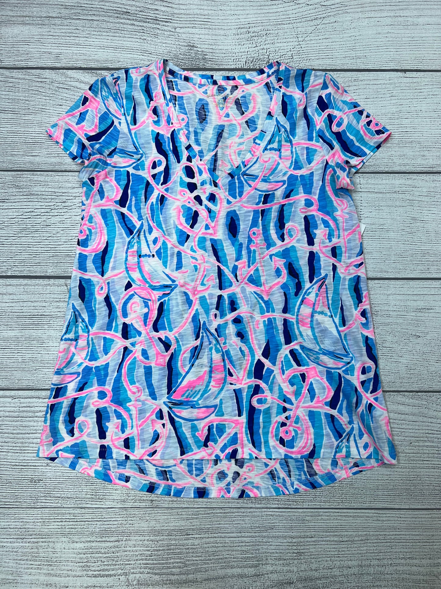 Top Short Sleeve By Lilly Pulitzer  Size: Xxs