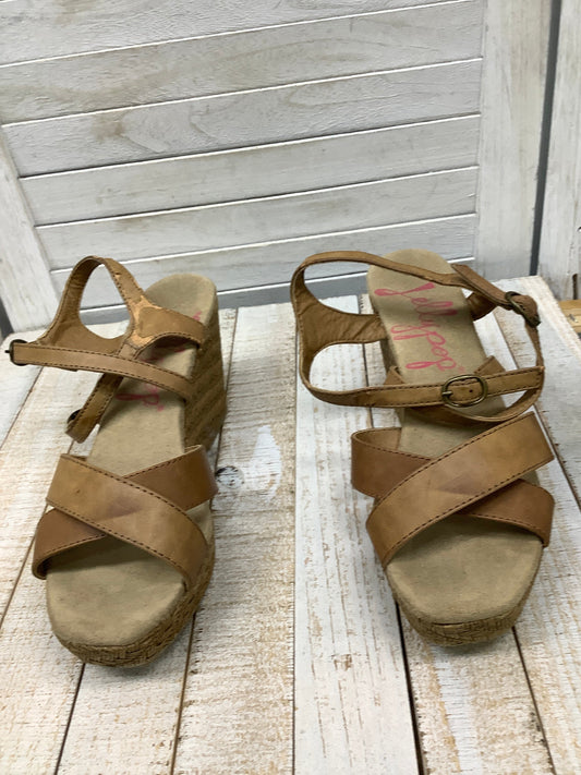 Sandals Heels Wedge By Jelly Pop  Size: 8.5