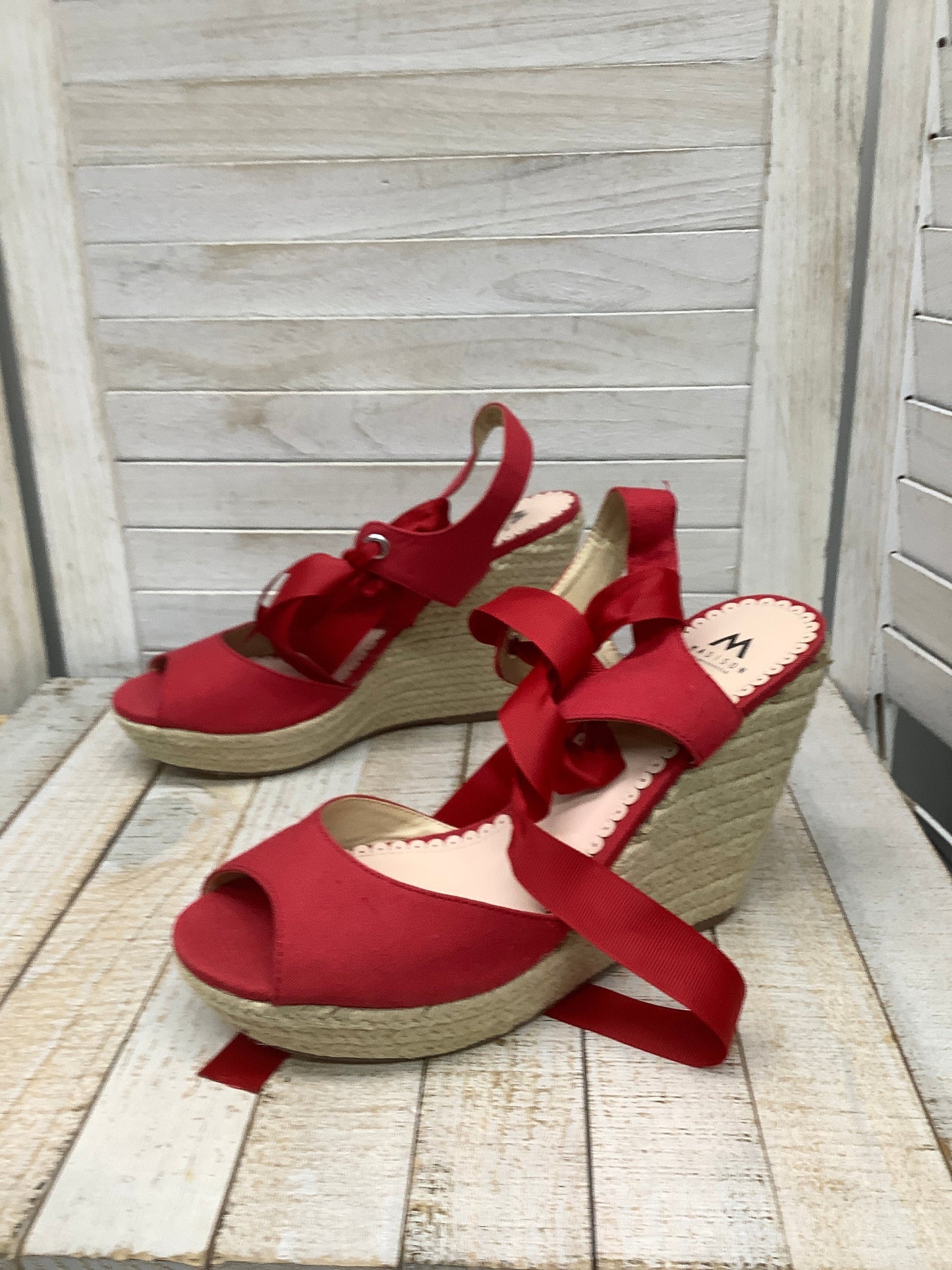 Sandals Heels Wedge By Madison  Size: 9.5