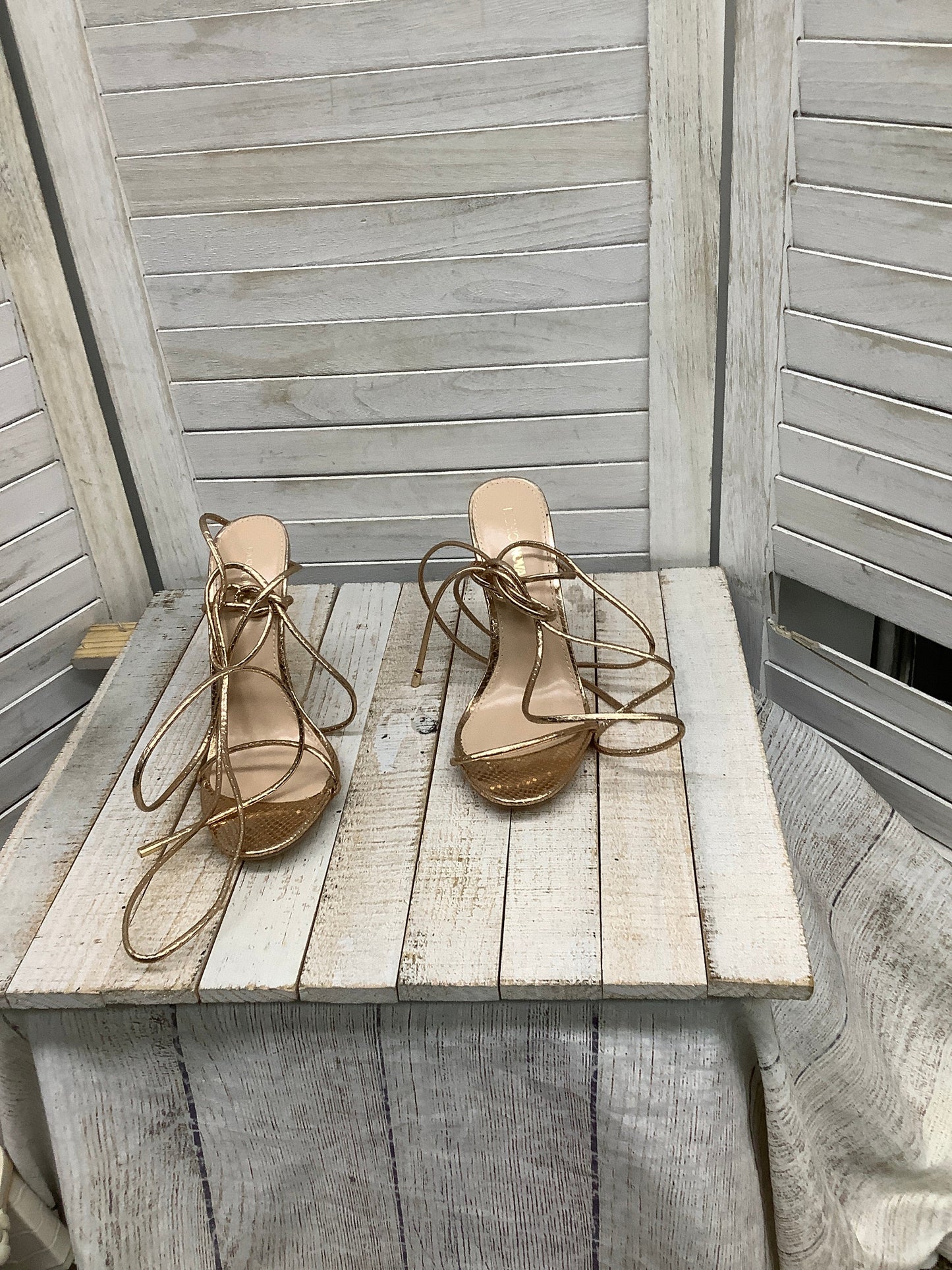 Sandals Heels Stiletto By Fashion Nova  Size: 8