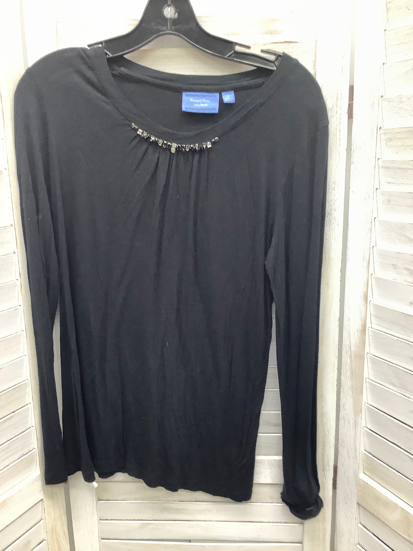 Top Long Sleeve By Simply Vera  Size: S