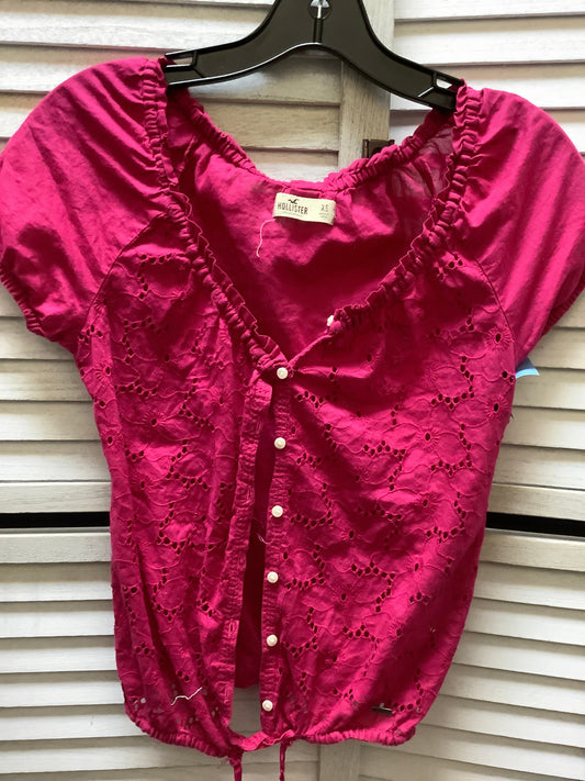 Top Short Sleeve By Hollister  Size: Xs