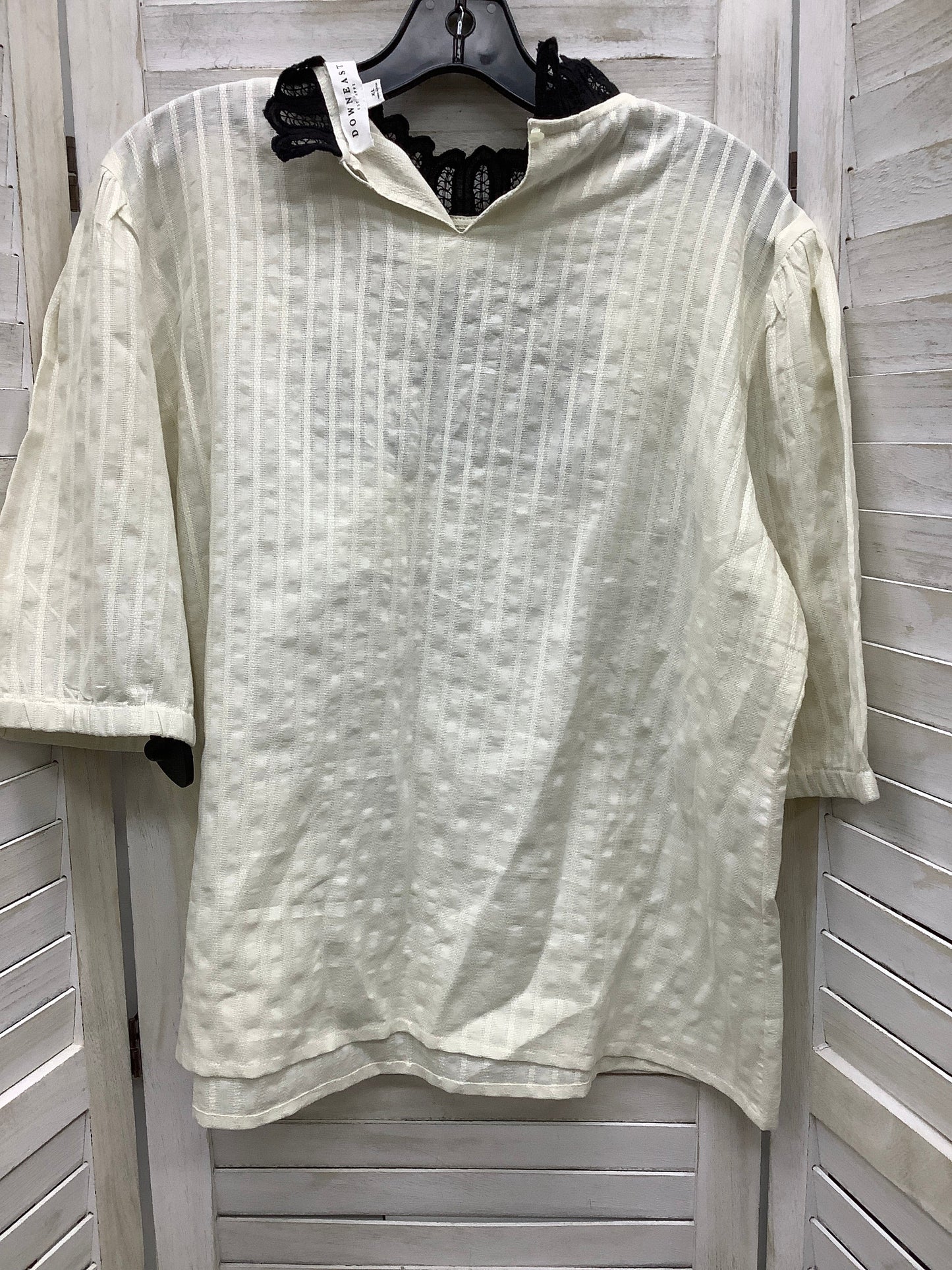 Top 3/4 Sleeve By Downeast  Size: Xl