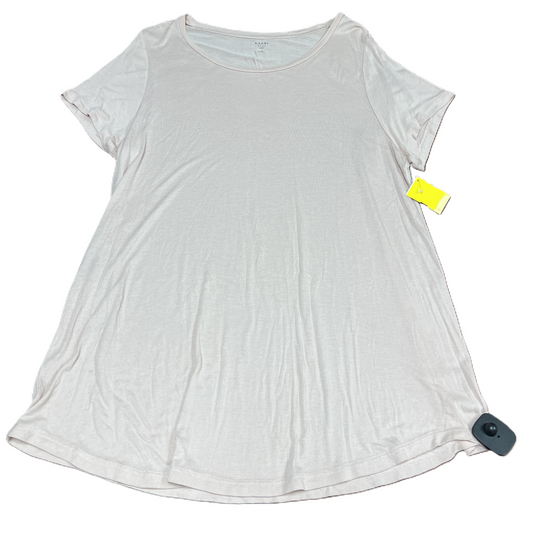 Top Short Sleeve Basic By Kaari Blue  Size: 1x