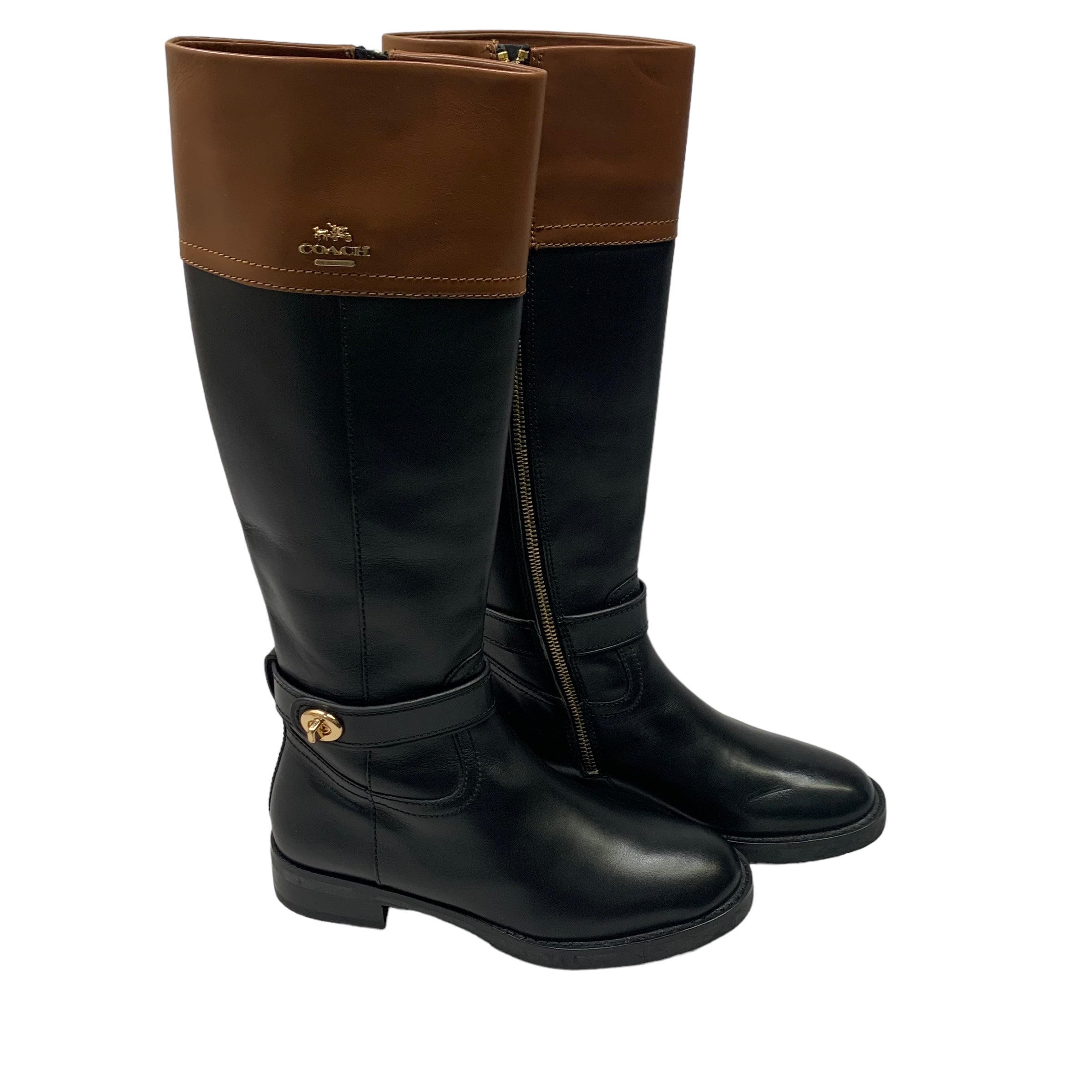 Coach riding boots outlet womens