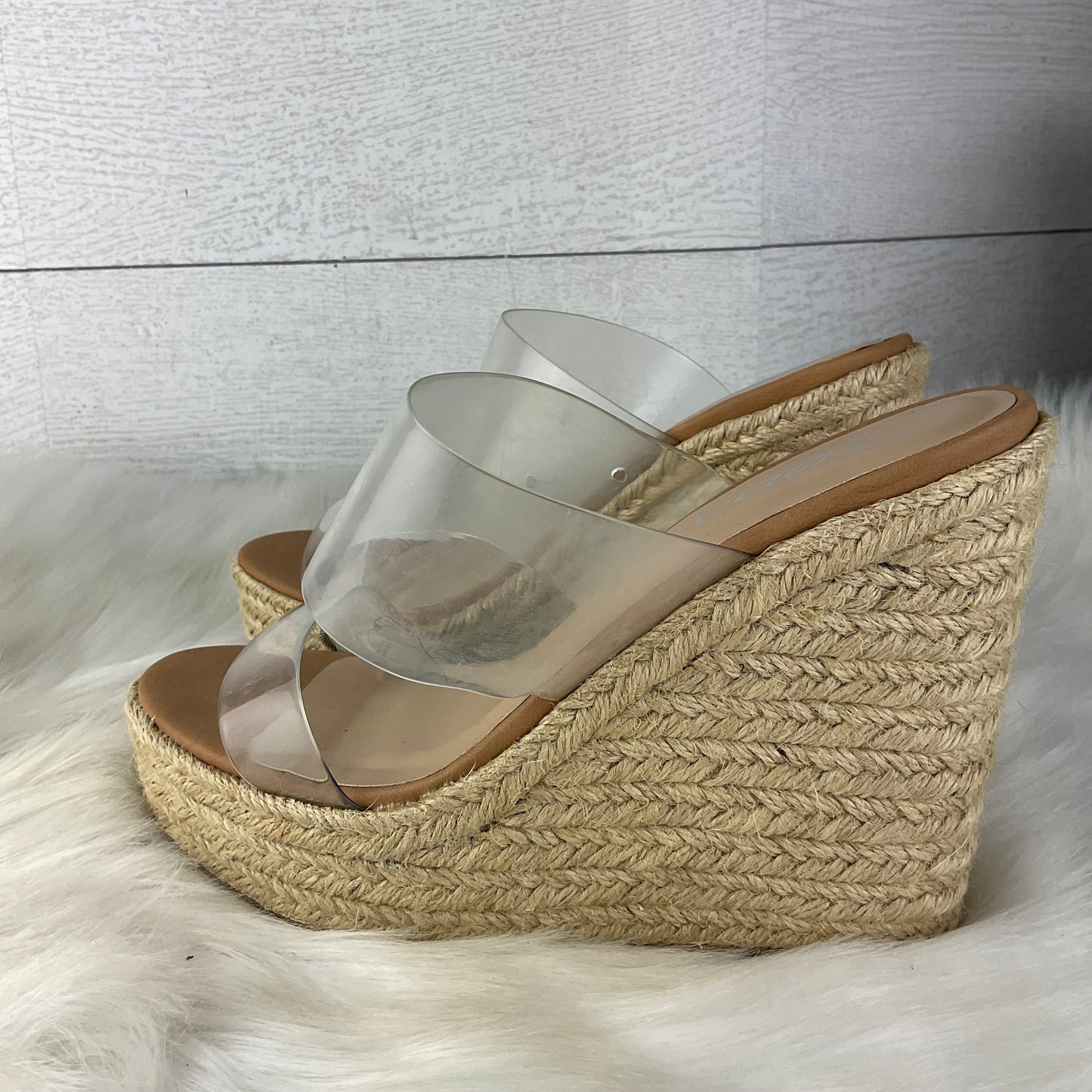 Sandals Heels Wedge By Soda  Size: 6