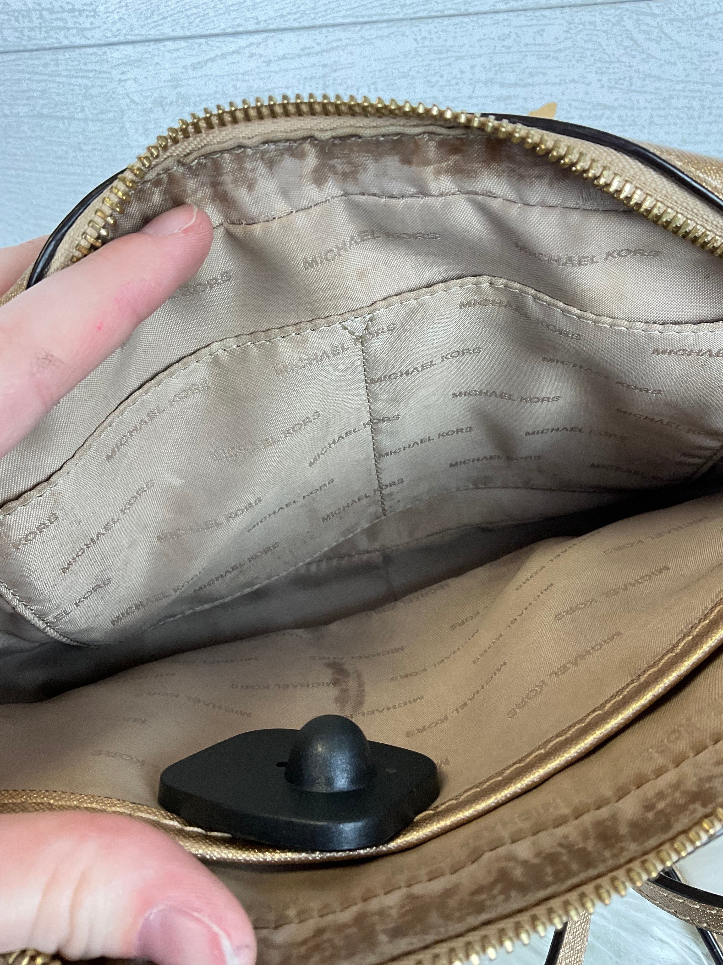 Calvin Klein Pebble Crossbody Bag Small Brown Leather Purse H3DEA1KF | eBay