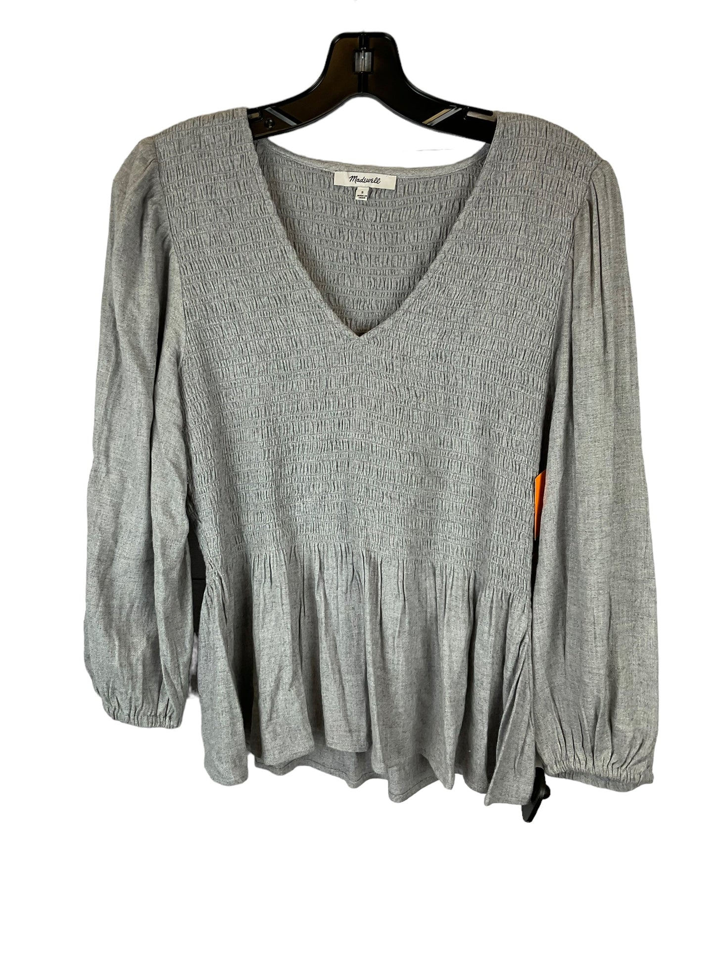 Top Long Sleeve By Madewell  Size: S