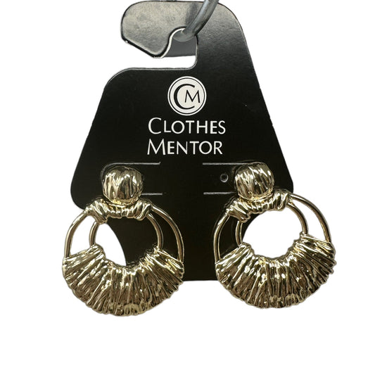 Textured Circle Statement Earrings Gold By J Crew