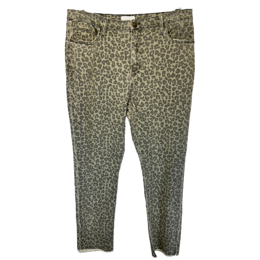 Rory Leopard Jeans Relaxed/boyfriend By Mudpie  Size: L