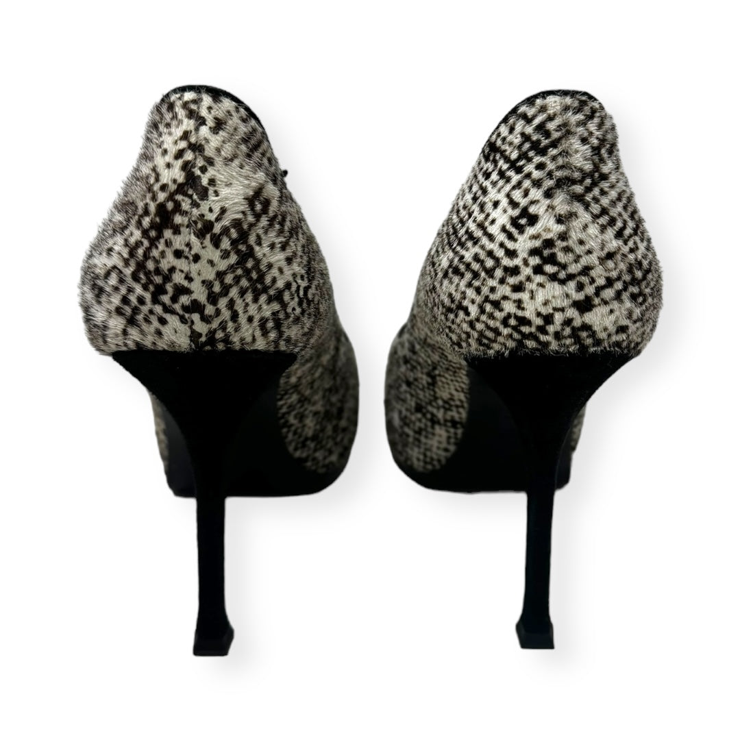Tribtoo 105 Pony Tweed Shoes Luxury Designer By Yves Saint Laurent  Size: 7