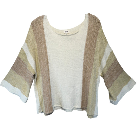 Striped Pullover Sweater By Bke  Size: S