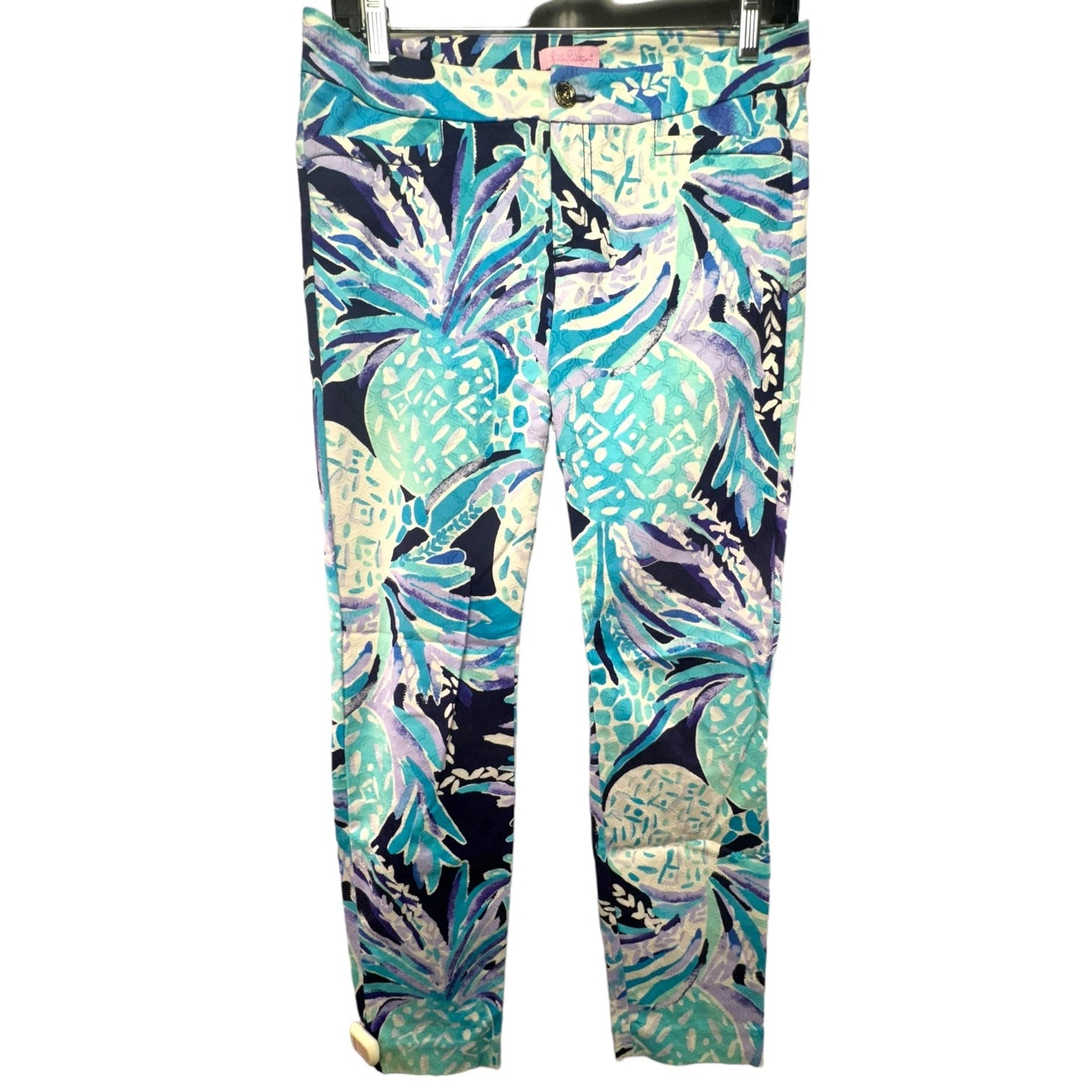Kelly Skinny Ankle Pants  - Alotta Colada By Lilly Pulitzer  Size: 2