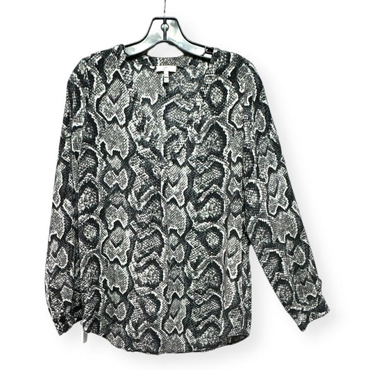 100% Silk Top Long Sleeve By Joie  Size: M