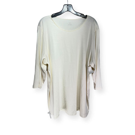 Top 3/4 Sleeve Basic By Cj Banks  Size: 3x