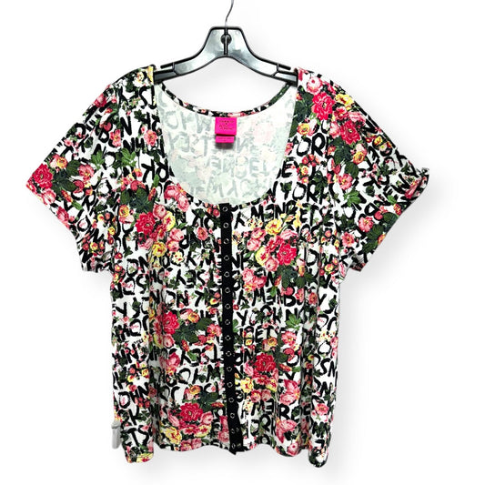 Top Short Sleeve By Betsey Johnson  Size: 4x