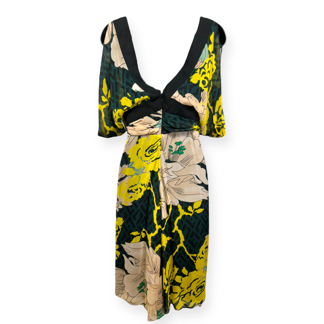 100% Silk Dress Casual Midi By Diane Von Furstenberg  Size: 4