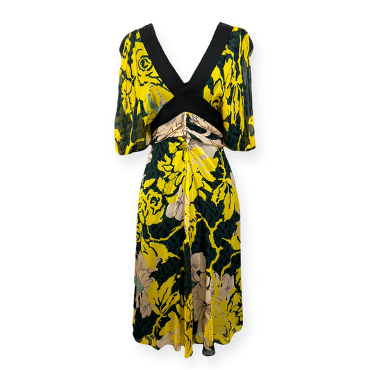 100% Silk Dress Casual Midi By Diane Von Furstenberg  Size: 4