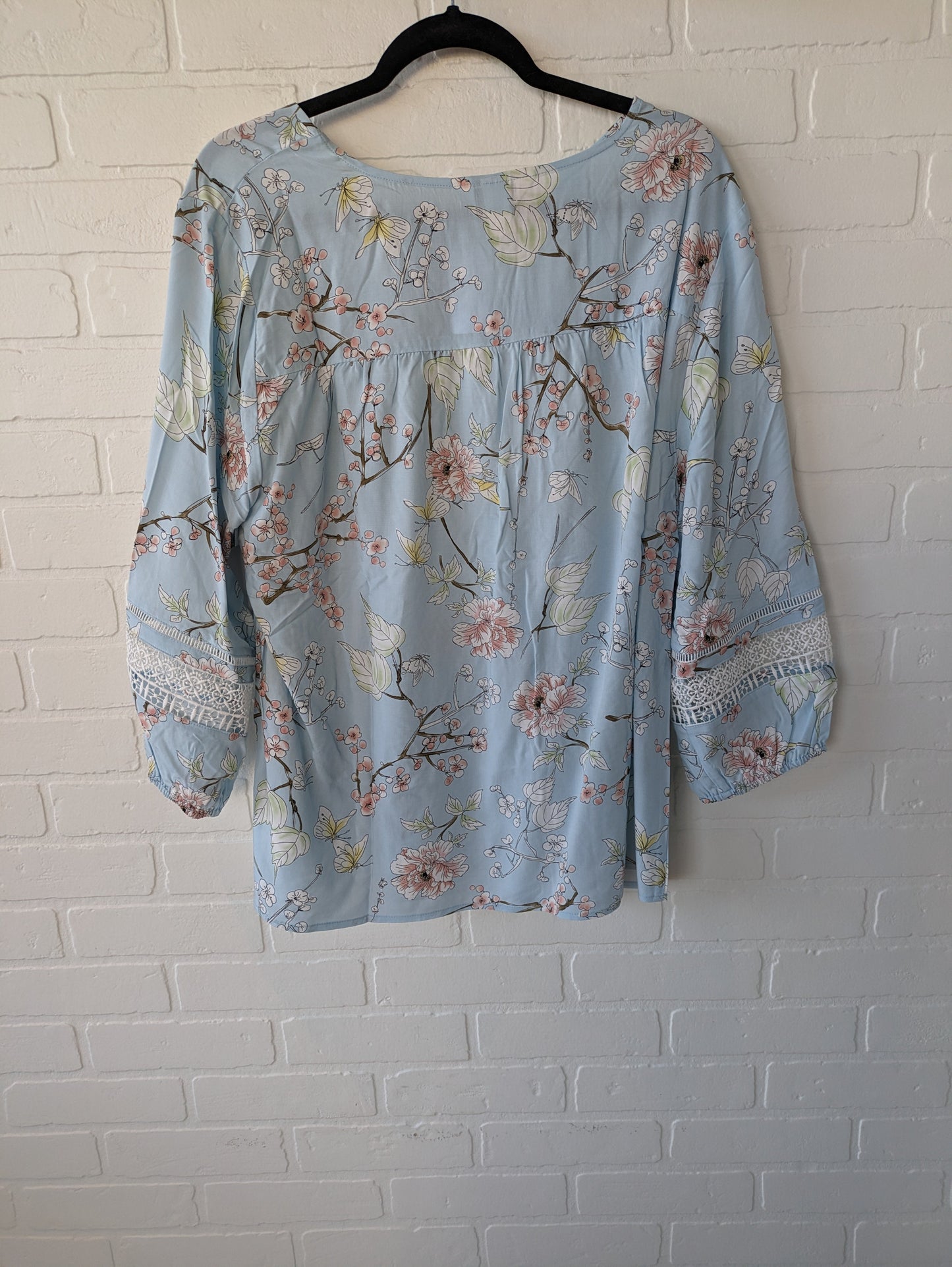 Blouse 3/4 Sleeve By Christopher And Banks  Size: Xl