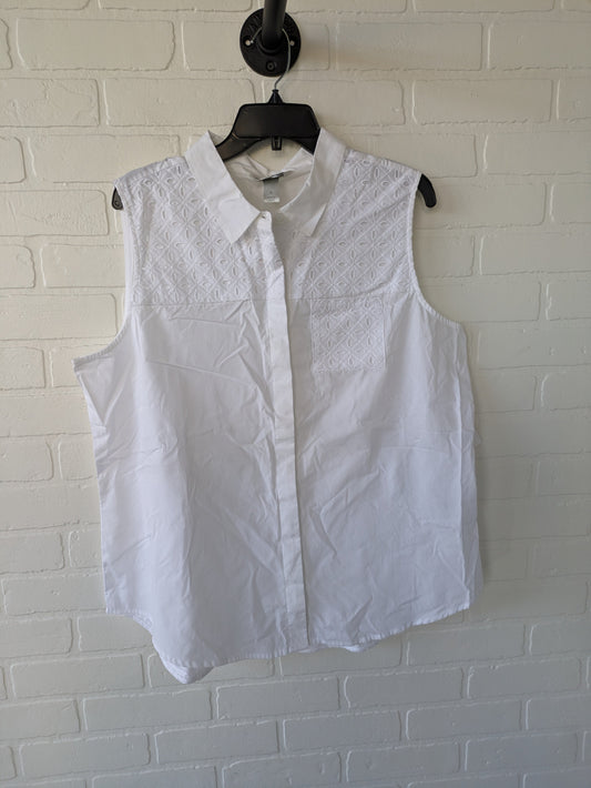 Blouse Sleeveless By Christopher And Banks  Size: Xl