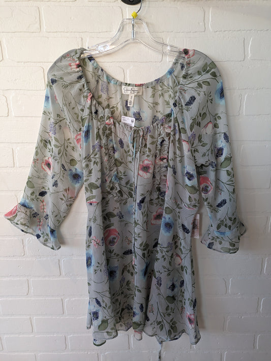 Blouse 3/4 Sleeve By Jessica Simpson  Size: M