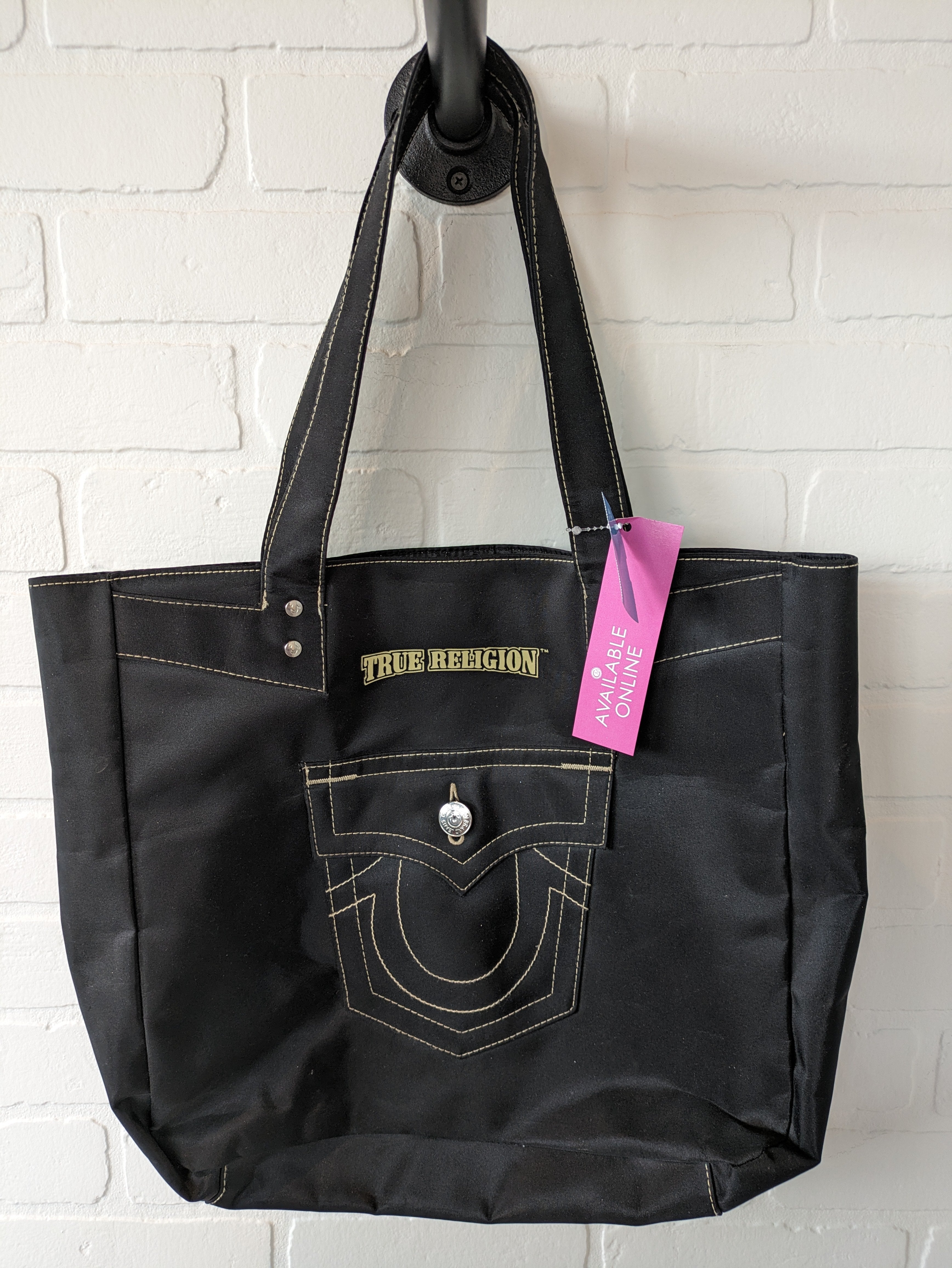 Buy True Religion Women's Satchel Bag, Crossbody Purse Handbag with  Horseshoe Logo St, Black Online at desertcartINDIA