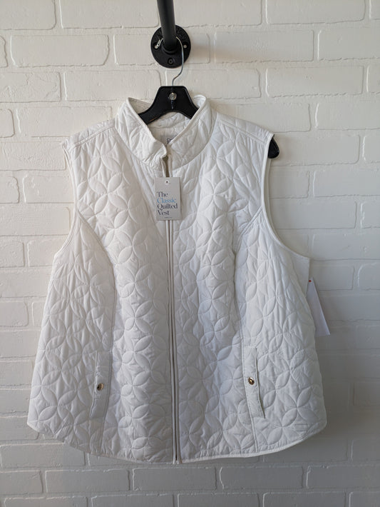 Vest Puffer & Quilted By Croft And Barrow  Size: 2x