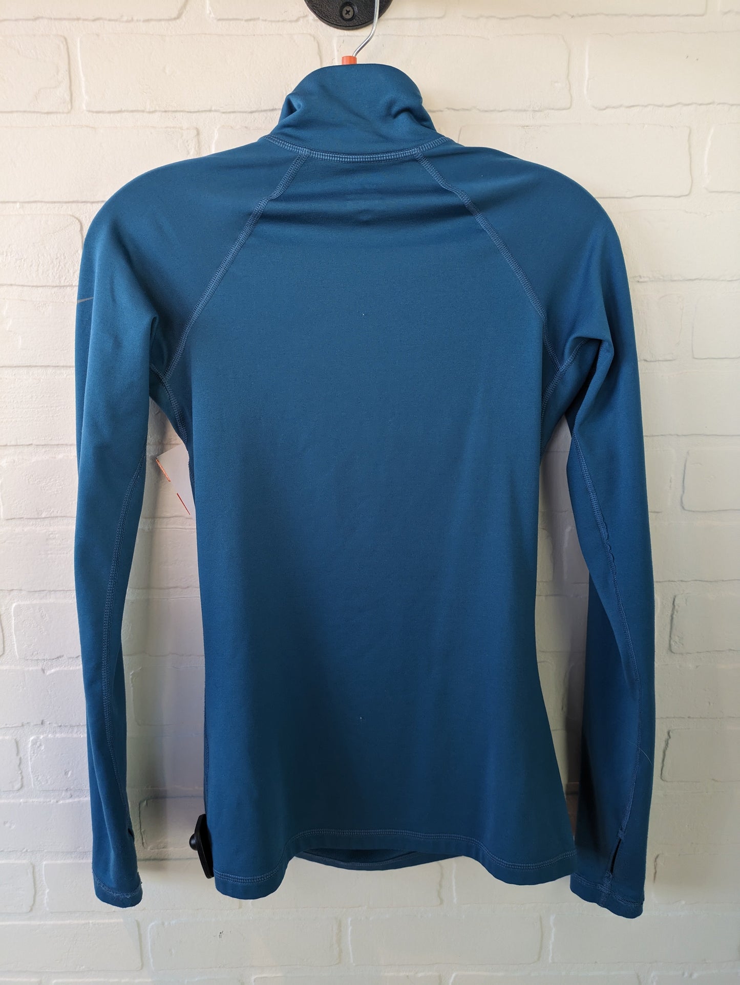 Athletic Top Long Sleeve Collar By Nike  Size: S