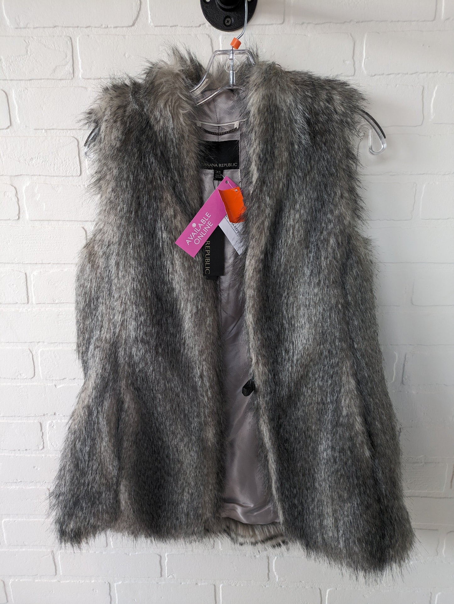 Vest Faux Fur & Sherpa By Banana Republic  Size: Xs