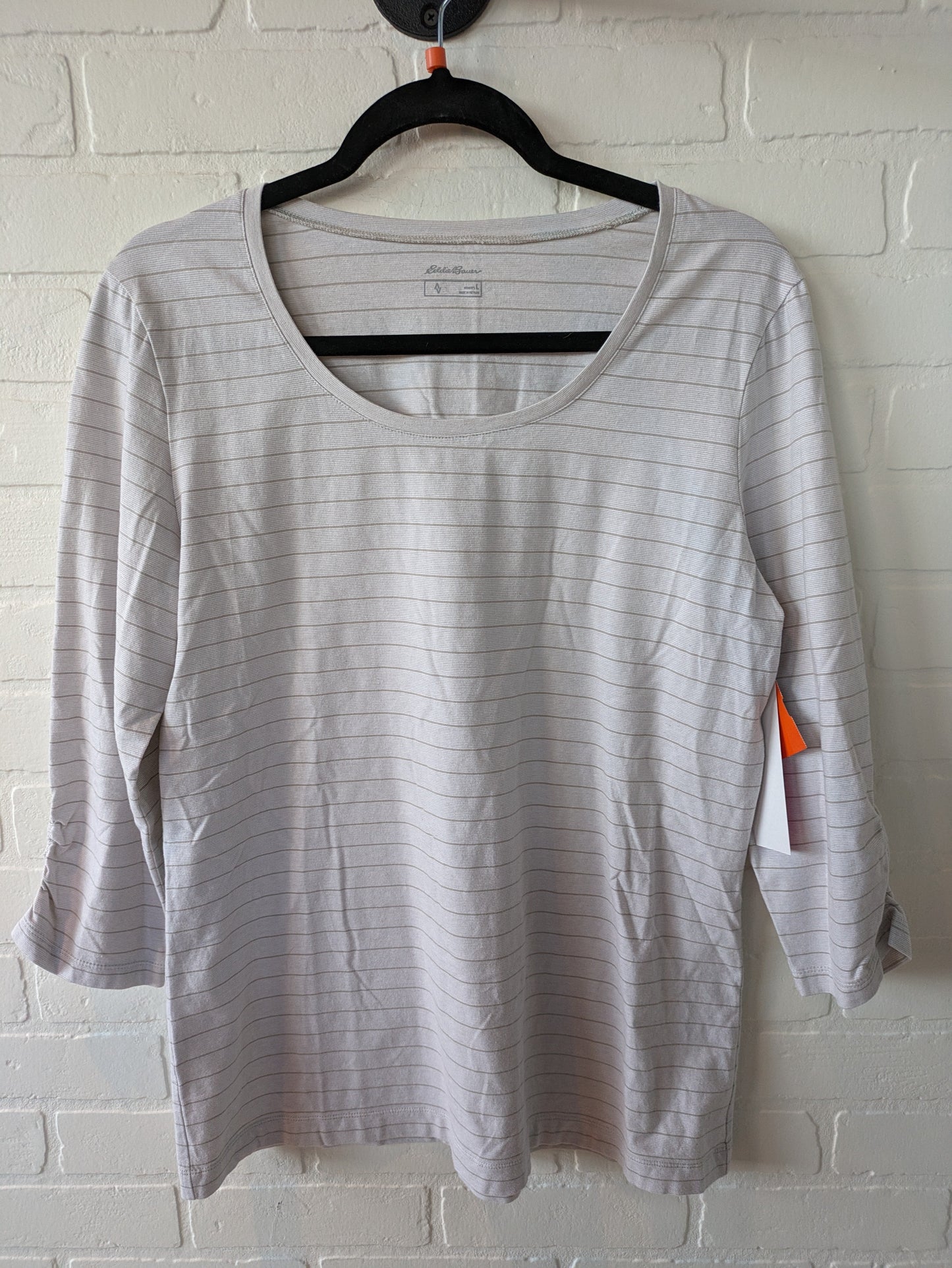 Top 3/4 Sleeve Basic By Eddie Bauer  Size: L