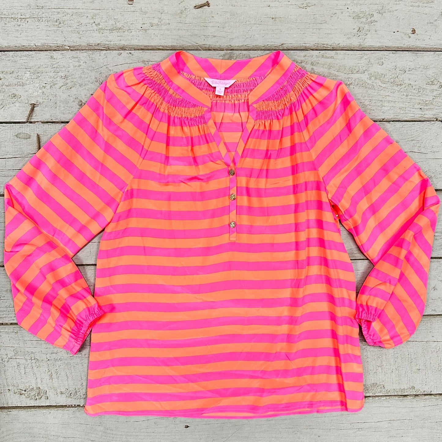 Top Long Sleeve Designer By Lilly Pulitzer  Size: S