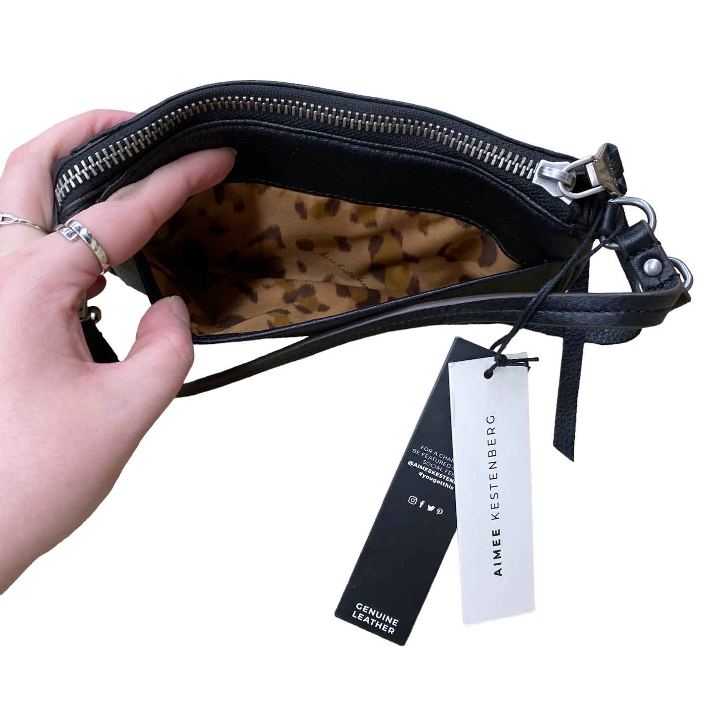 Wristlet Leather By Aimee Kestenberg  Size: Small