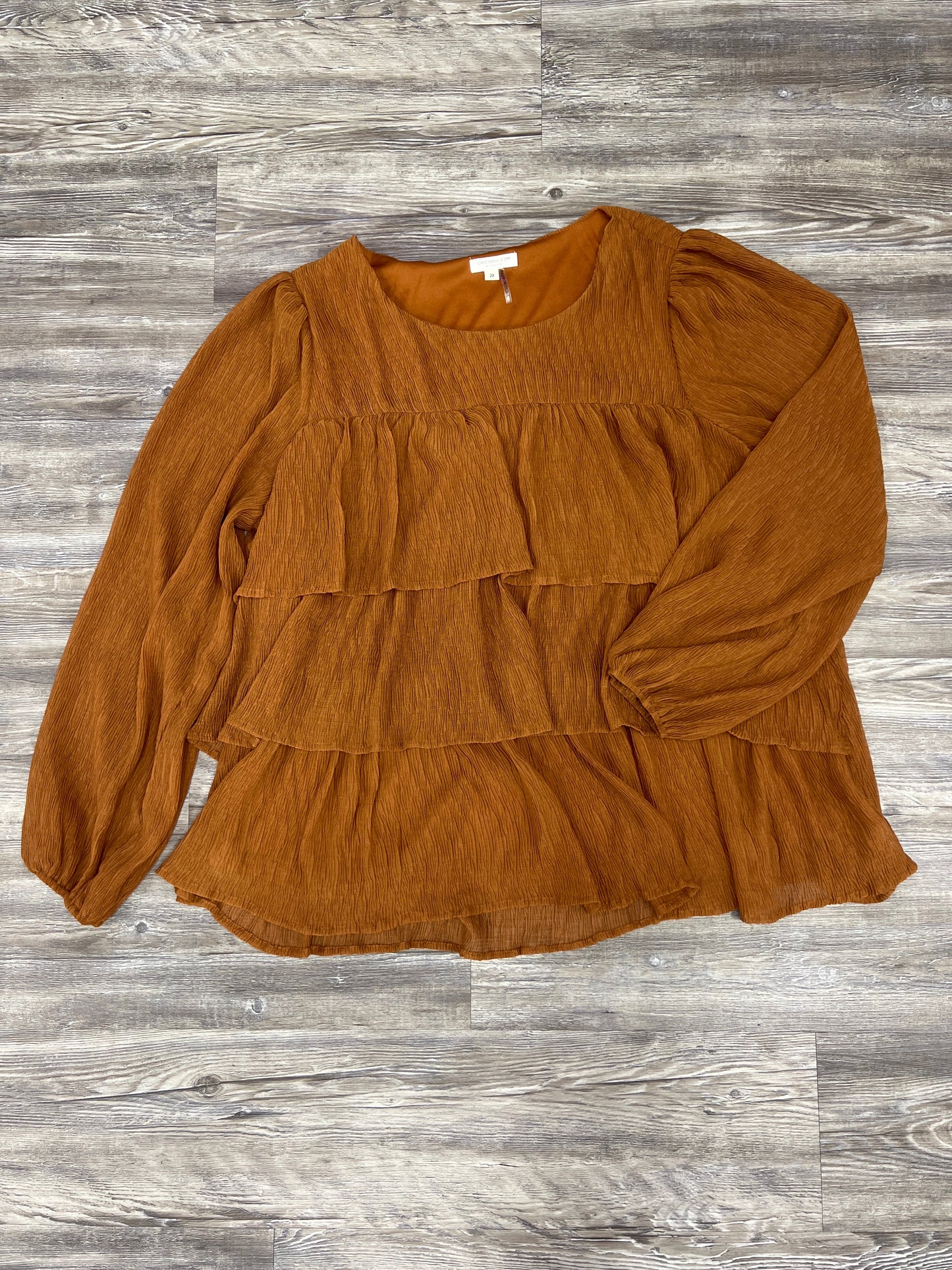 Top Long Sleeve By Chic Soul Size: 2x