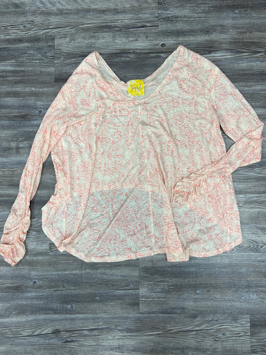 Top Long Sleeve By Free People Size: L