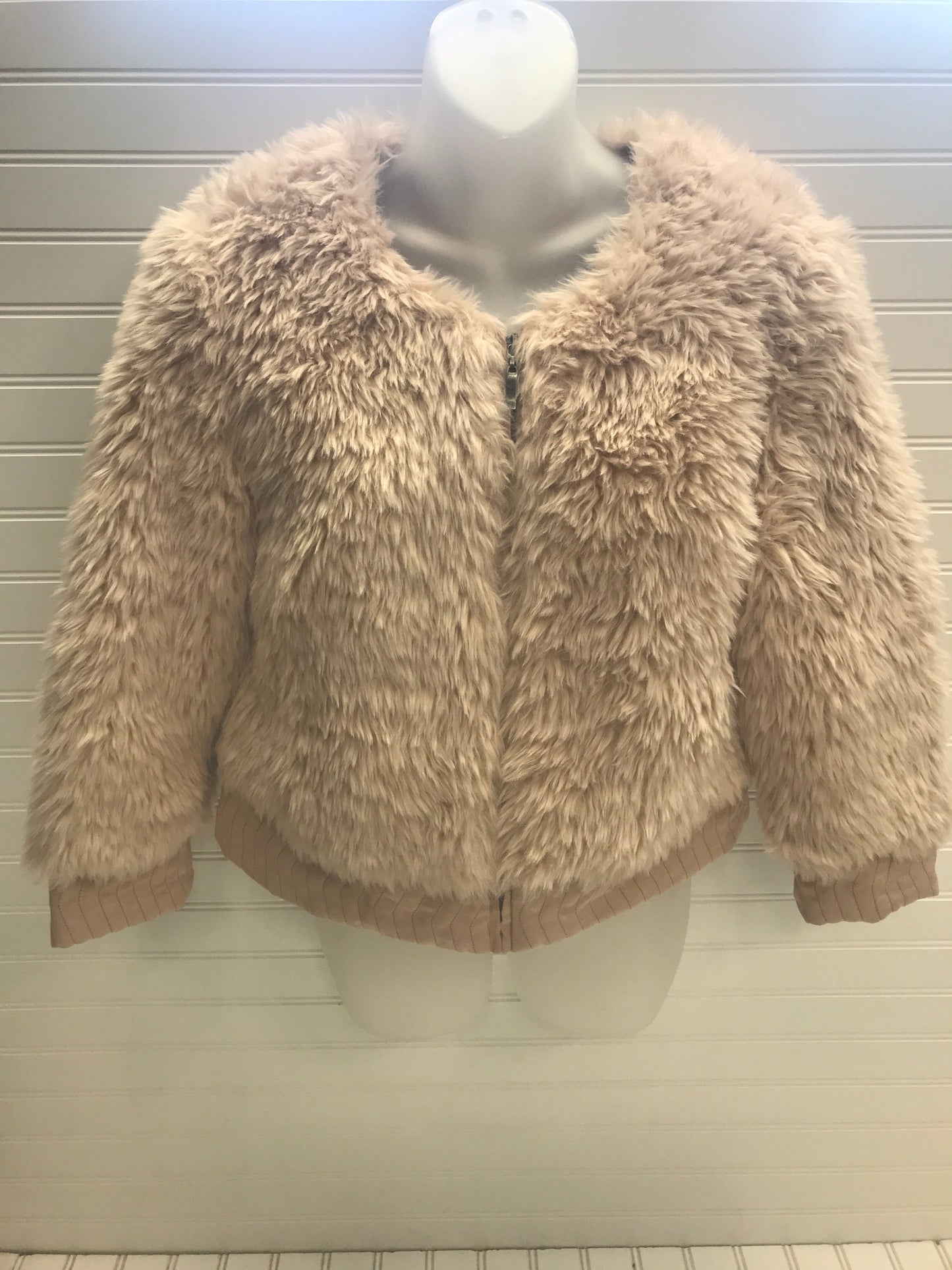 Jacket Faux Fur & Sherpa By Elevenses  Size: M