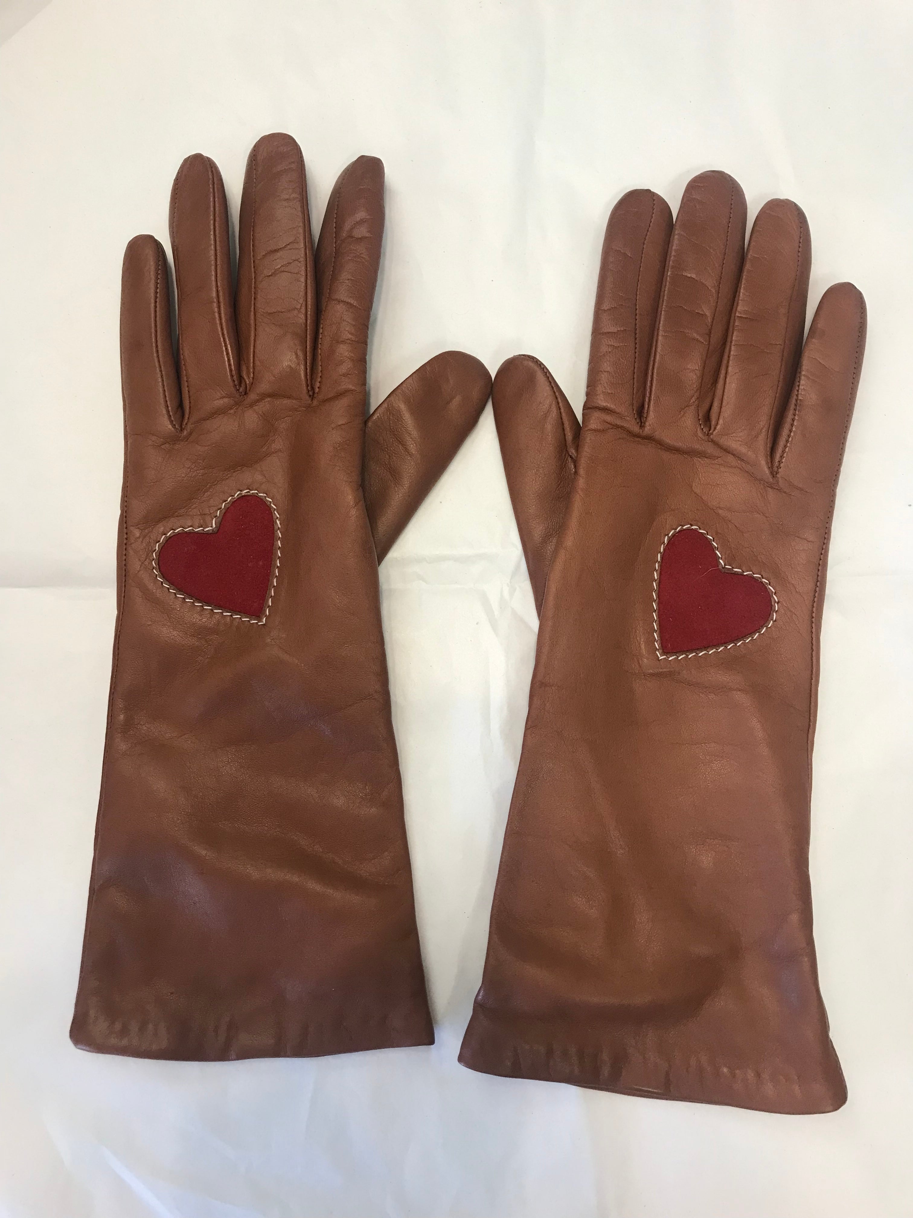 Designer moschino discount gloves