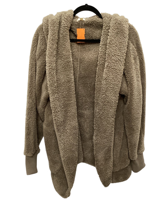 Jacket Faux Fur & Sherpa By Hem & Thread  Size: Os