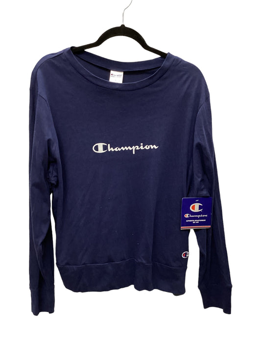 Athletic Top Long Sleeve Crewneck By Champion  Size: L