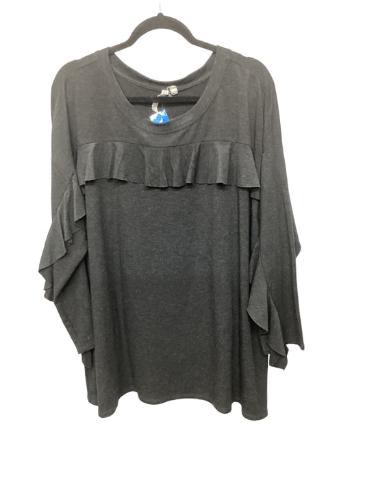 Top Long Sleeve By Cable And Gauge  Size: 1x