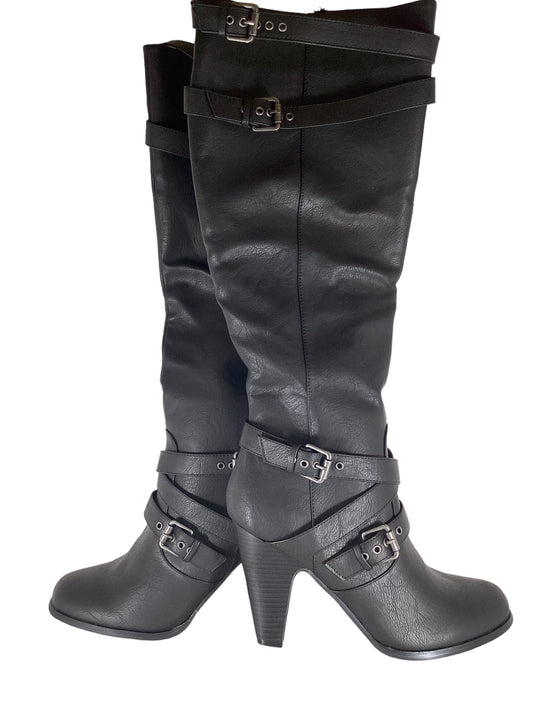 Boots Knee Heels By Just Fab  Size: 10