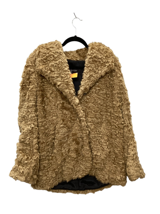 Coat Faux Fur & Sherpa By Karen Kane  Size: L