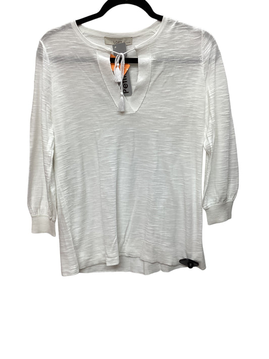 Top Long Sleeve By Loft O  Size: Petite   Small