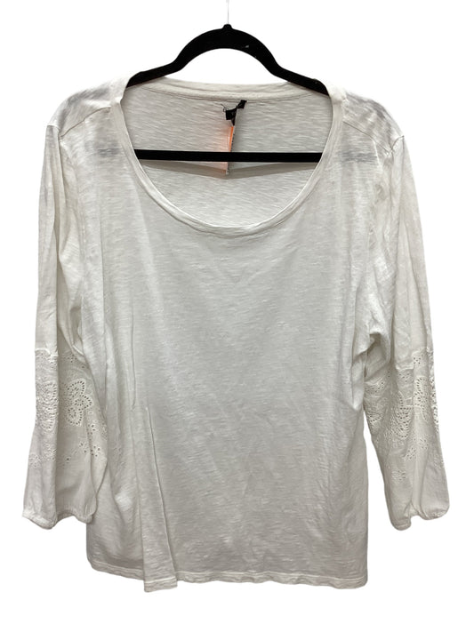 Top Long Sleeve Basic By Talbots O  Size: Xl