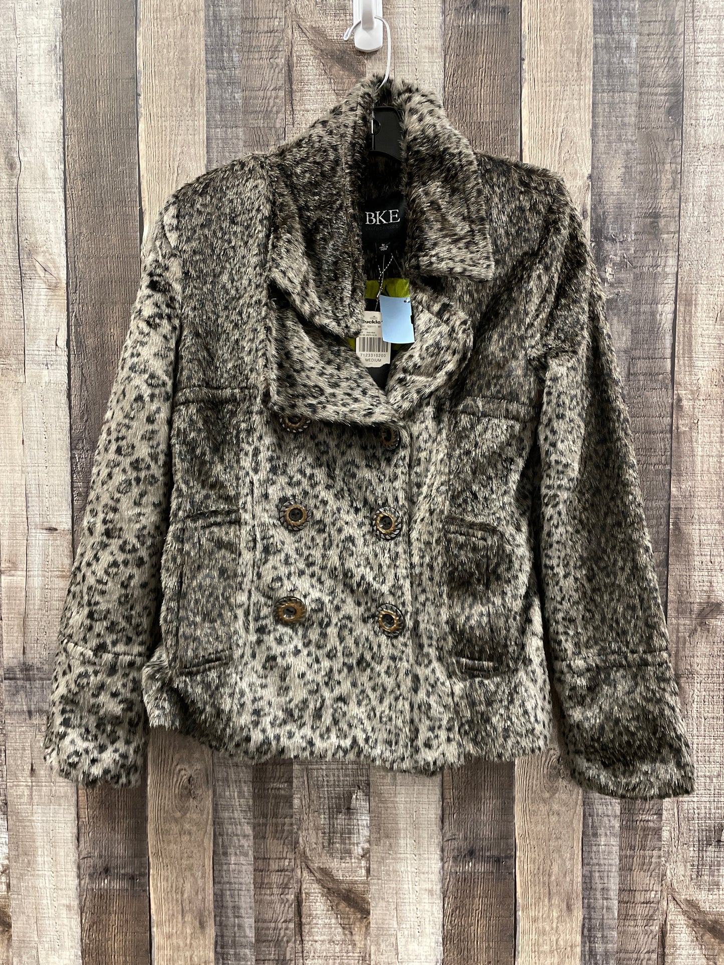 Jacket Faux Fur & Sherpa By Bke  Size: M
