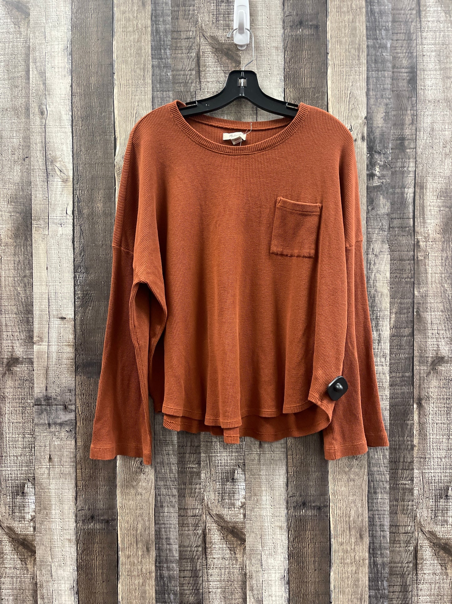 Top Long Sleeve By Madewell  Size: L