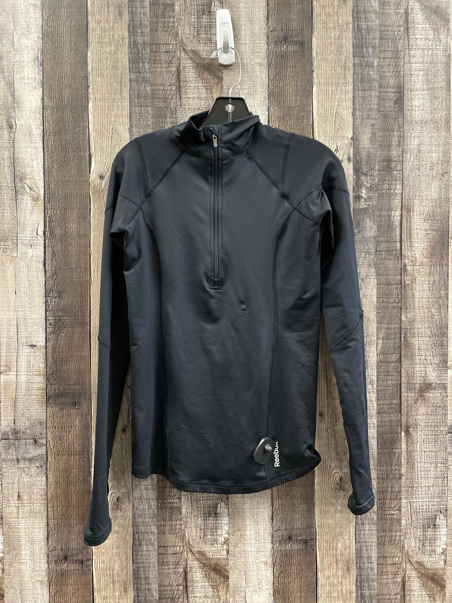 Athletic Top Long Sleeve Collar By Reebok  Size: S