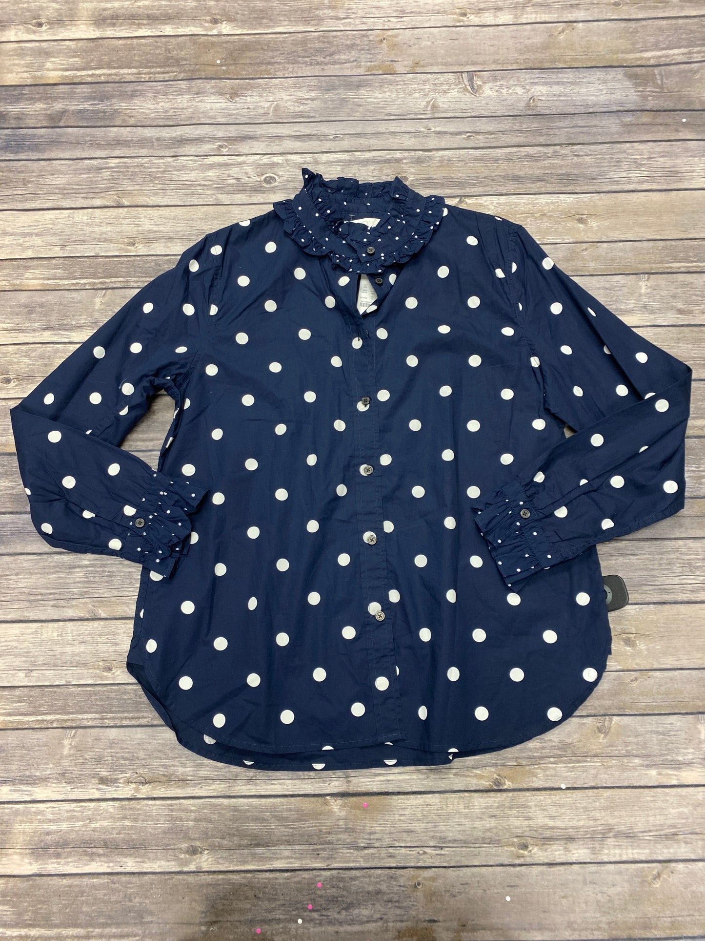 Top Long Sleeve By J Crew  Size: L